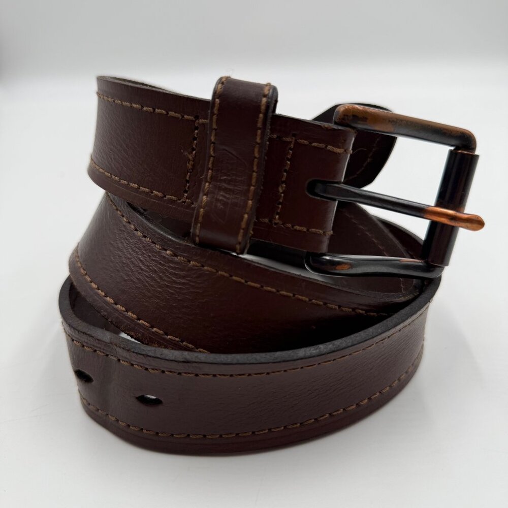 Dickies Brown Leather Belt Men's Size 36Work Casual Outdoors 1.5" Wide